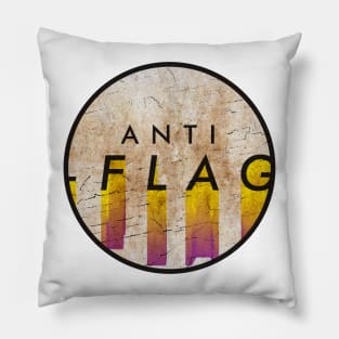 Anti-Flag - VINTAGE YELLOW CIRCLE Pillow