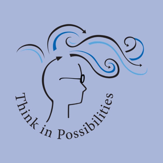 The Thinker - Think in Possibilities Logo by Ink in Possibilities