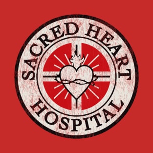 Sacred Heart Hospital Logo Scrubs Worn T-Shirt