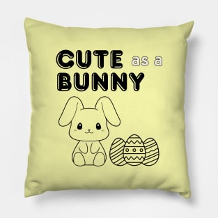 Cute as a Bunny design for Easter Pillow