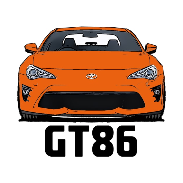 Toyota GT86/Subaru BRZ - Orange by Woreth