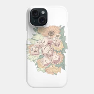 Yellow Flower Dice Phone Case