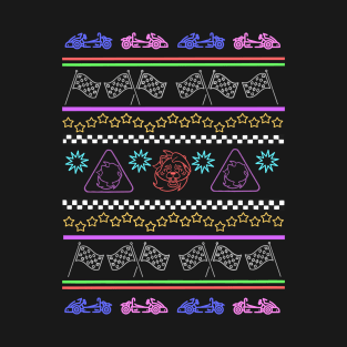 Glamrock Wolf Ugly Holiday Sweater T-Shirt