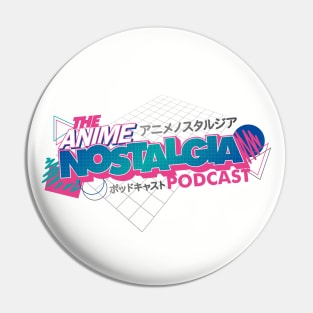 The Official Anime Nostalgia Podcast Logo Pin