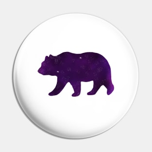 Galaxy Bear Pin