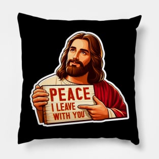 John 14:27 Peace I Leave With You Pillow