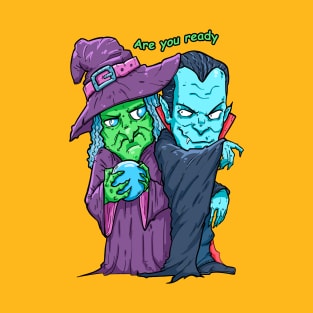 Witch and Dracula T-Shirt