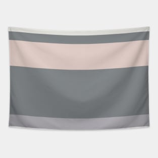 A gorgeous jumble of Very Light Pink, Grey, Silver and Light Grey stripes. Tapestry