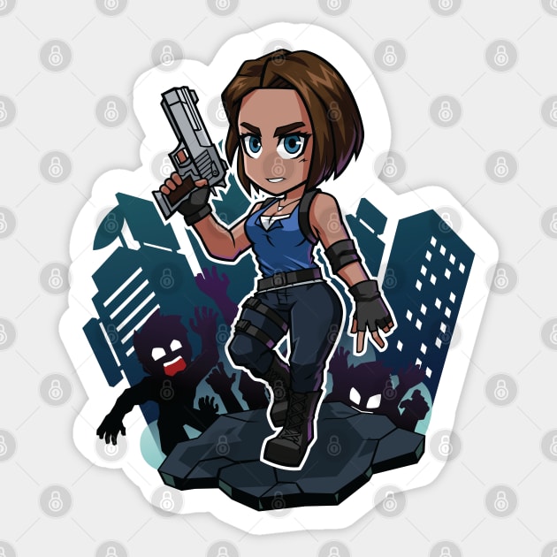 Resident Evil Chibi Stickers 3 Remake/4/code Veronica 