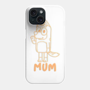 Mum Chilli Neon effect Phone Case