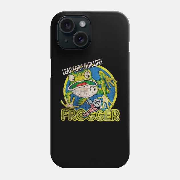 Frogger Leap For Your Life // 1980s Arcade Phone Case by Kiranamaraya