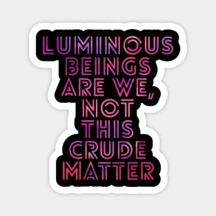 luminous beings Magnet