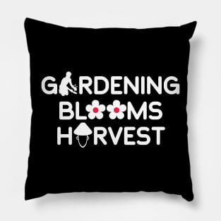 Gardening Blooms Harvest Pillow