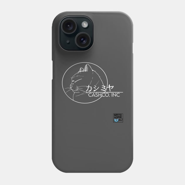 CashCo. Inc (White Linework)) Phone Case by 6AT0W3AR