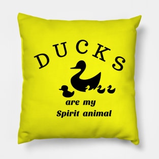 ducks spirit animal Pillow