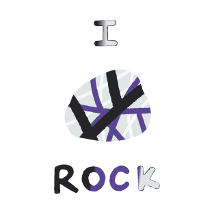 Pride rocks - asexual T-Shirt