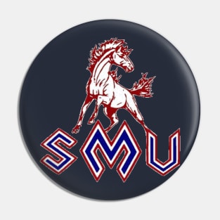 SMU Band Logo Retro Pin