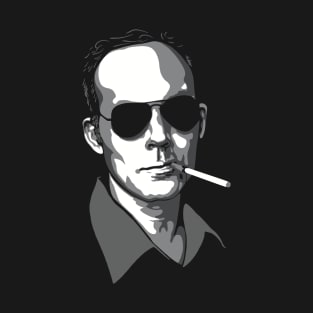 Hunter S Thompson greyscale T-Shirt