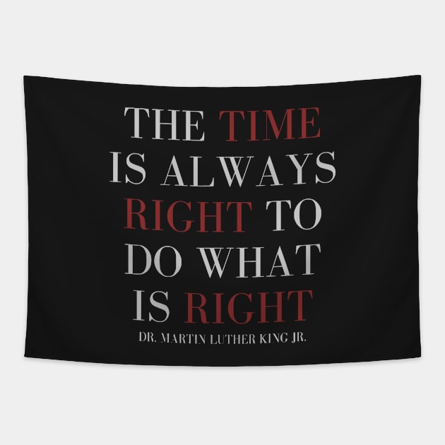 Quotes By Martin Luther King Jr. Tapestry by DepicSpirit