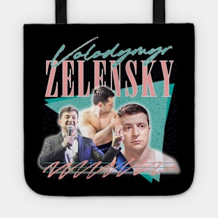 Zelensky Ukraine / Retro Fan Art Design Tote