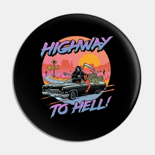 Highway to Hell Pin