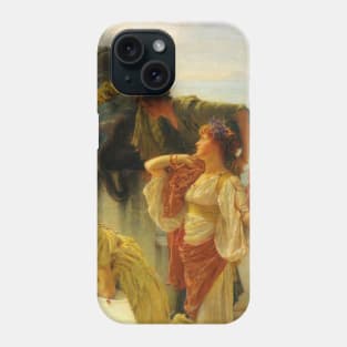 A Coign Of Vantage by Sir Lawrence Alma-Tadema Phone Case