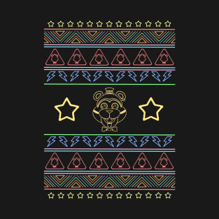 Glamrock Bear Ugly Holiday Sweater T-Shirt