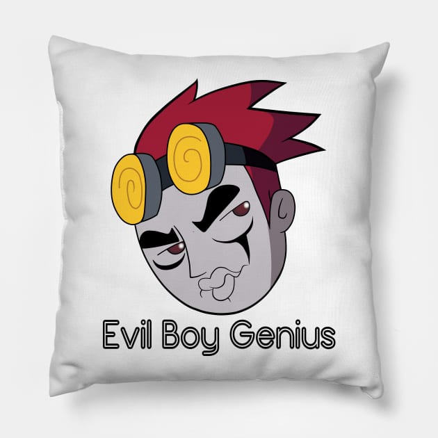 Jack Spicer, Evil Boy Genius Pillow by eatyourmattress