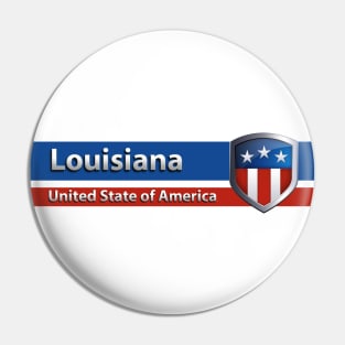 Louisiana - United State of America Pin