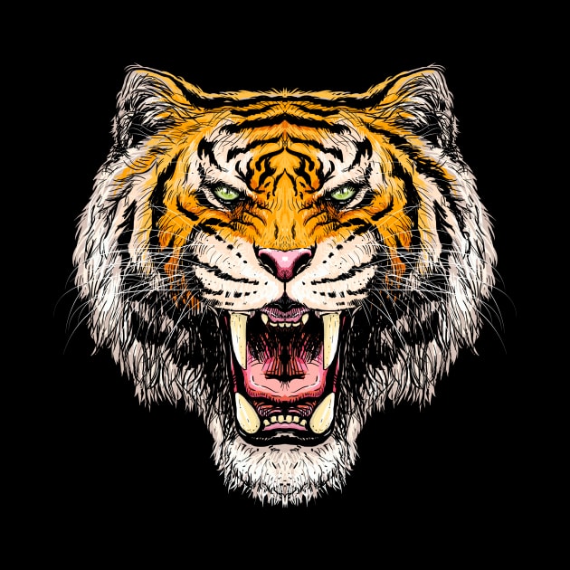 Roaring Tiger by Tapan