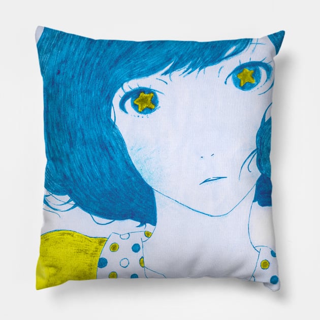 Ukraine in anime Pillow by kateryna.koshman