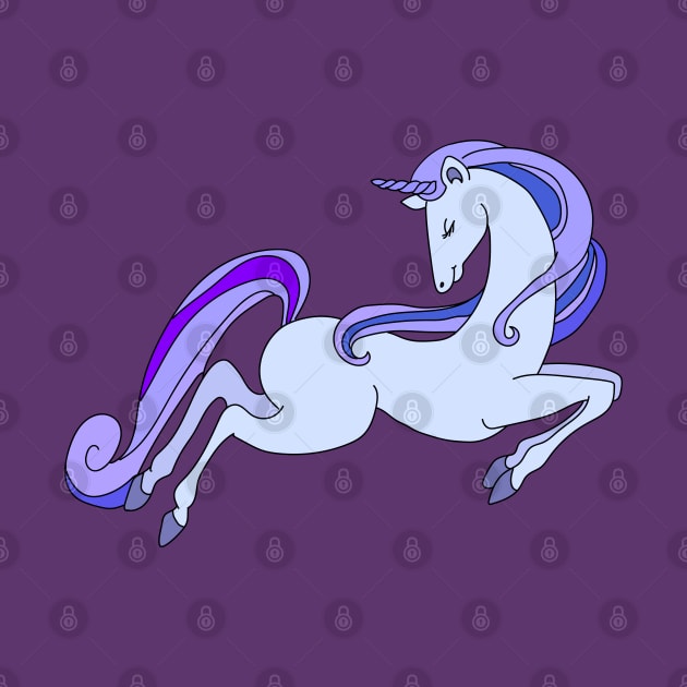 purple unicorn by JulietLake