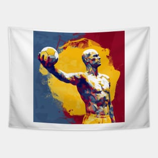 pool gladiators, waterpolo wallart v1 Tapestry