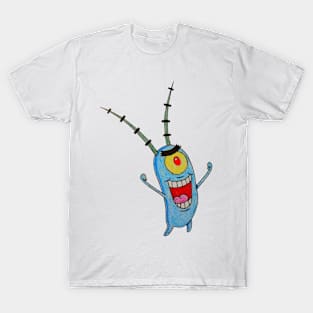 Plankton Schemer Tri-Blend Short Sleeve T-Shirt – SpongeBob SquarePants Shop