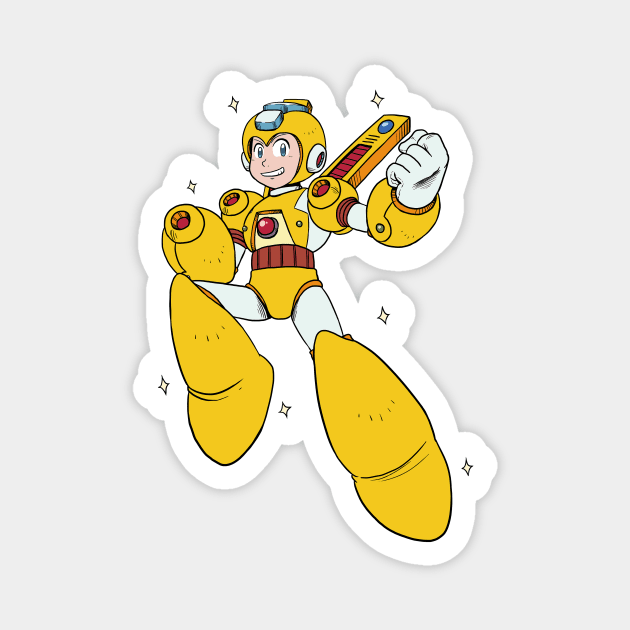 SUPER MEGAMAN Magnet by IanDimas