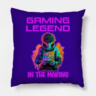 Gaming legend in the making video games Pillow