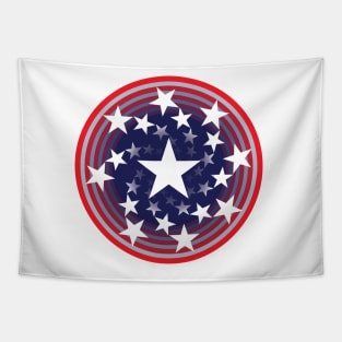 USA flag super spiral Tapestry