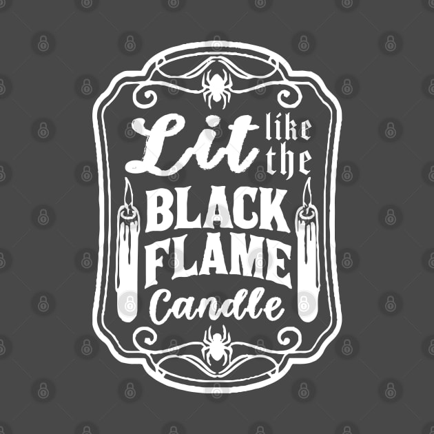 Lit Like the Black Flame Candle by PixelDot Gra.FX Collection