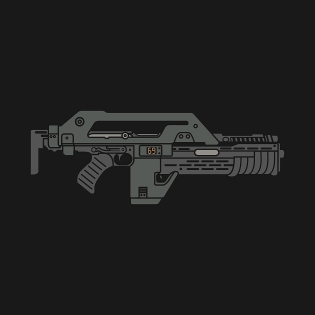 Pulse Rifle Aliens Marines by stayfrostybro