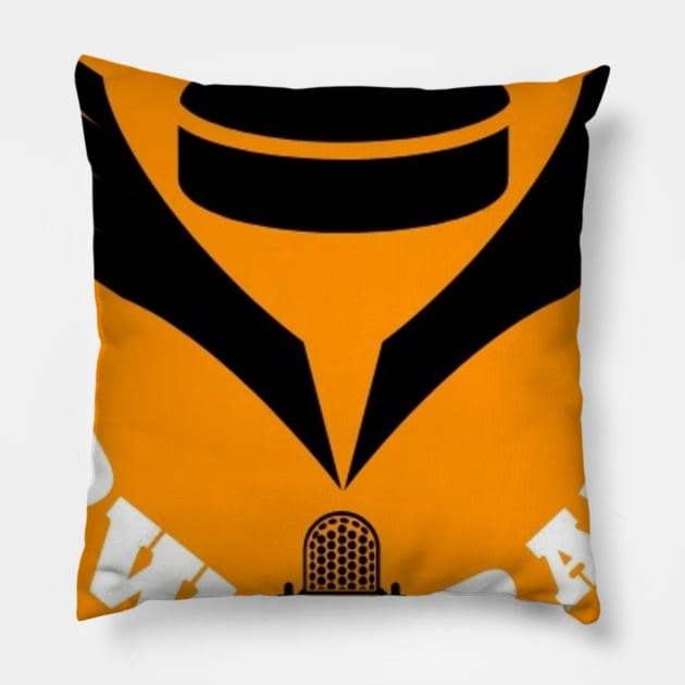 BPW Radio logo Pillow by BrotherlyPuck1