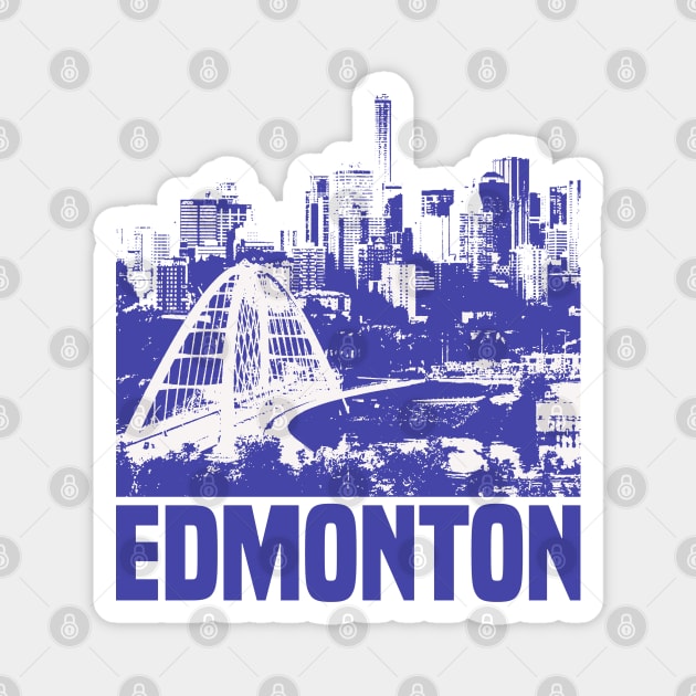 Edmonton Magnet by Den Vector