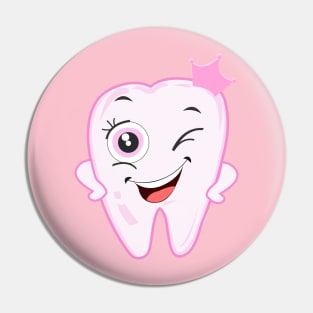 Baby first tooth for girl Pin