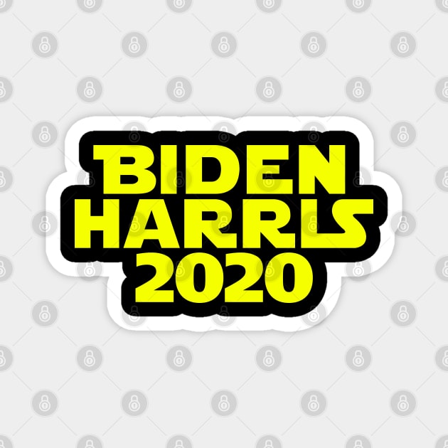 Biden Harris 2020 Sci Fi Design Magnet by  magiccatto