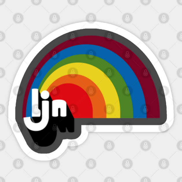 Vintage LJN Rainbow Logo - Ljn - Sticker