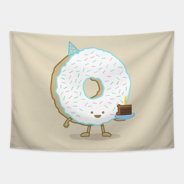 The Birthday Party Donut Tapestry by nickv47