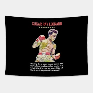 Sugar Ray Leonard Tapestry