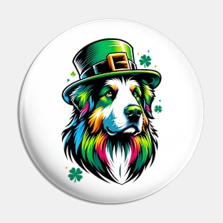 Slovensky Cuvac Joins Festive St Patrick's Day Fun Pin