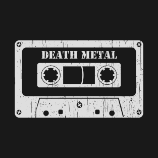 Death Metal - Vintage Cassette White T-Shirt