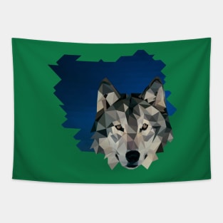 3d wolf Tapestry