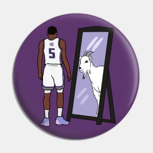 De'Aaron Fox Mirror GOAT Pin